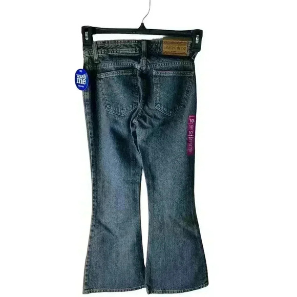 Limited Too Authentic Denim Jeans Junior Size 10 Regular Fit Flared Leg Blue - Picture 2 of 11